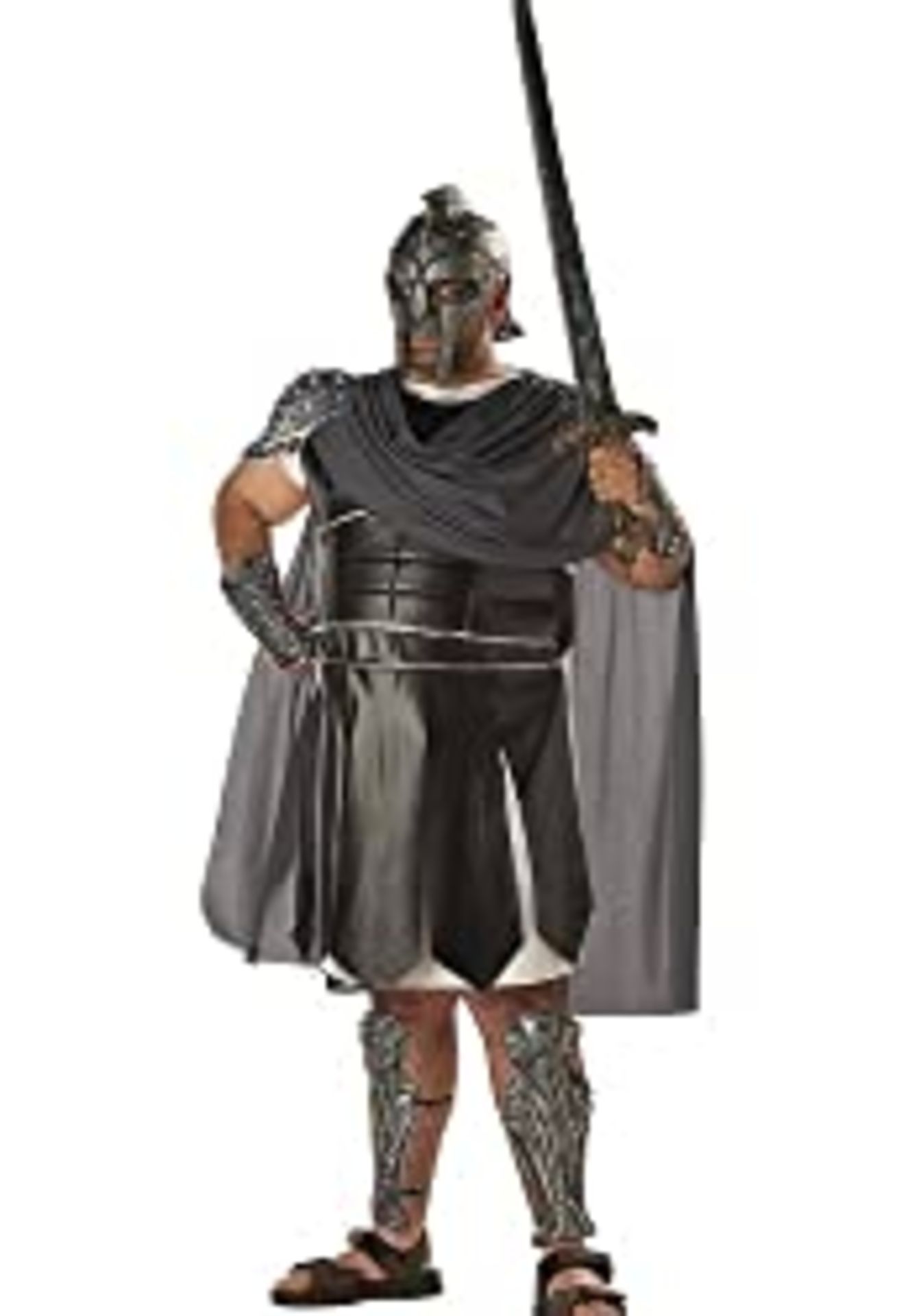 RRP £51.46 Centurion Plus Size Deluxe Roman Fancy Dress Costume Chest 48-52"