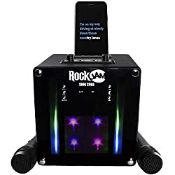 RRP £74.90 RockJam RJSC01-BK Singcube 5-Watt Rechargeable Bluetooth