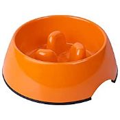 RRP £13.07 SUPER DESIGN Gobble-Stop Slow Feeder Dog Bowl Slow