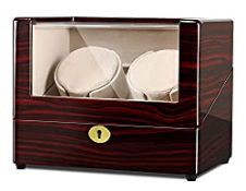 RRP £95.99 CHIYODA Watch Winder for 2 Watches Double Wristwatch