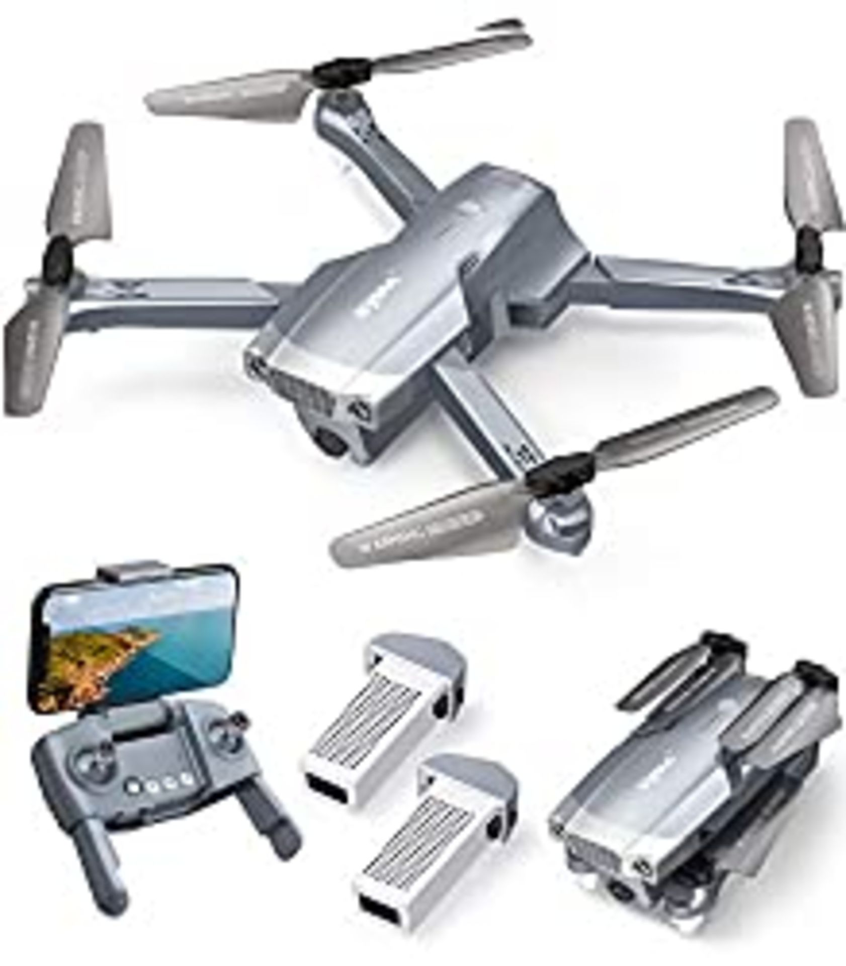 RRP £161.48 Syma Foldable GPS Drone with 4K UHD Camera for Adults