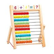RRP £3.43 AKORD Kids Educational Toy Wooden Abacus
