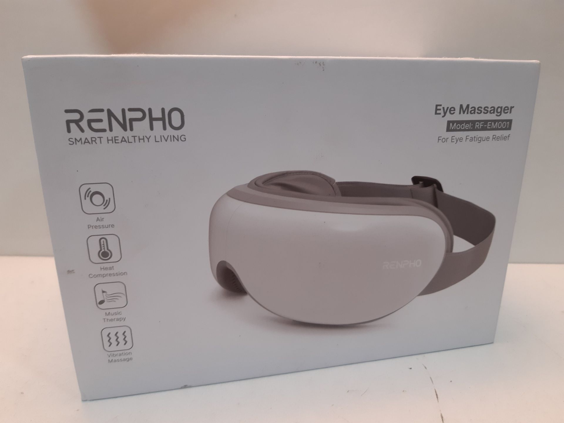 RRP £55.00 RENPHO - Eye Massager with Remote Control & Heat - Image 2 of 2