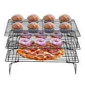 RRP £15.98 3 Tier Cooling Racks Baking Rack Cake Cooling Tray