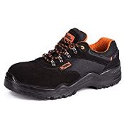 RRP £33.98 Black Hammer Mens Safety Trainers Lightweight Composite