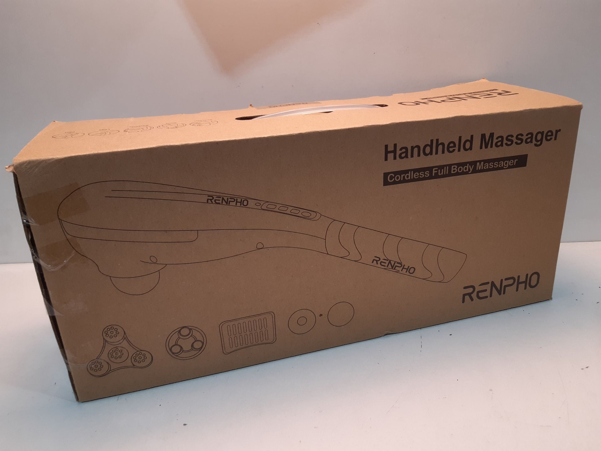 RRP £36.98 RENPHO Massager Rechargeable Cordless Handheld Massager - Image 2 of 2