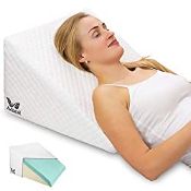 RRP £39.95 AviiatoR Orthopaedic Bed Wedge Support Pillow Memory Foam - for Acid Reflux