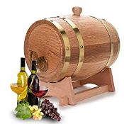RRP £43.99 Whiskey Barrel 3L Oak Wine Barrel