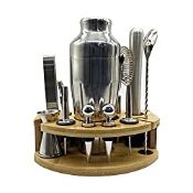 RRP £24.89 Delgeo Cocktail Shaker Set