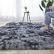 RRP £55.99 Blivener Luxury Shaggy Soft Area Rug Tie-Dyed Faux