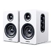 RRP £69.98 Sanyun SW208 3" Active Bluetooth 5.0 Bookshelf Speakers