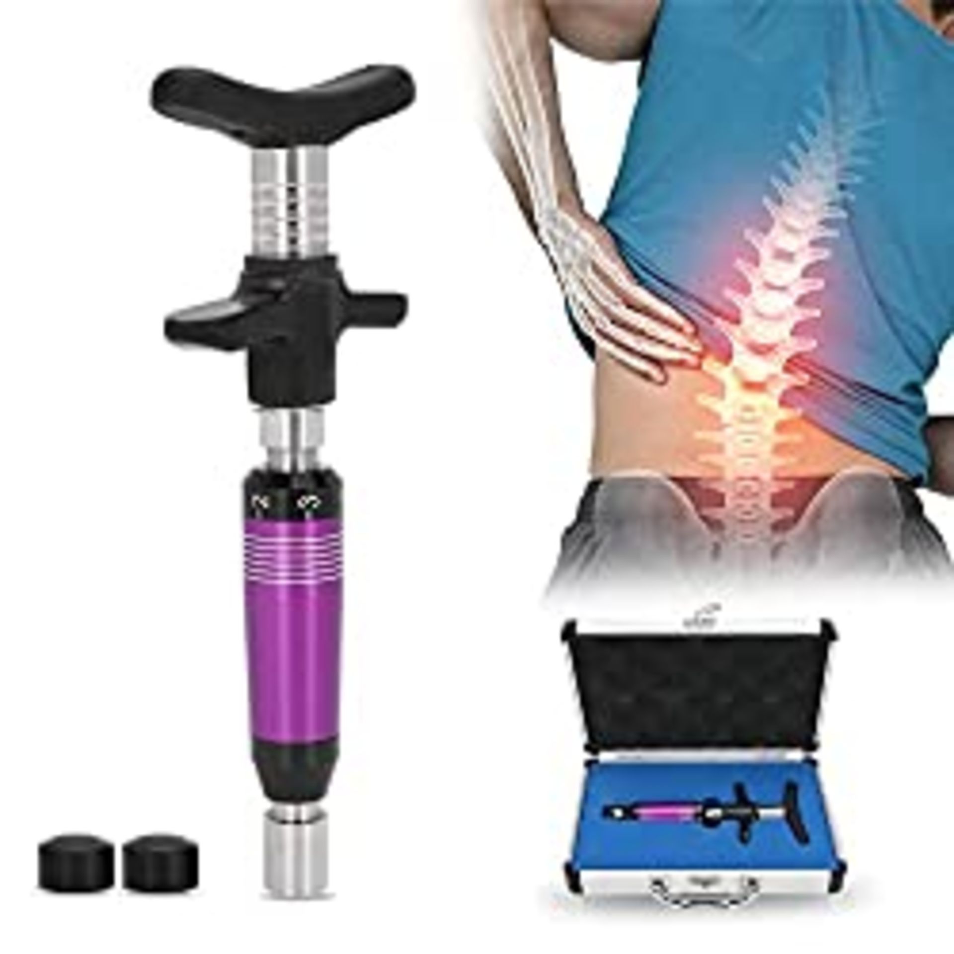 RRP £166.49 6 Levels Manual Spine Activator Chiropractic Adjustment Correction Tool