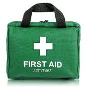 RRP £19.99 90 Piece Premium First Aid Kit Bag - Includes Eyewash
