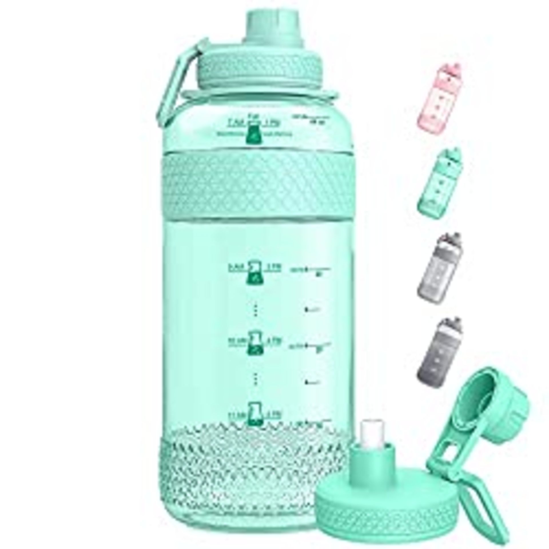 RRP £10.97 Motivational Water Bottle with Straw