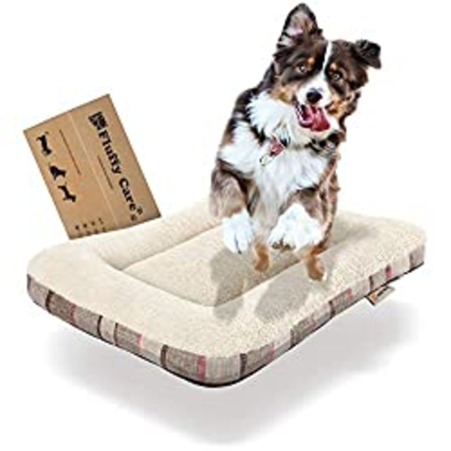 RRP £25.49 Fluffy Care Dog Bed Dog Crate Mattress Mat 30'' Dog