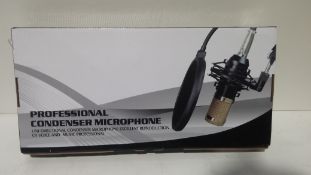 RRP £24.99 Boxed Professional Condenser Microphone
