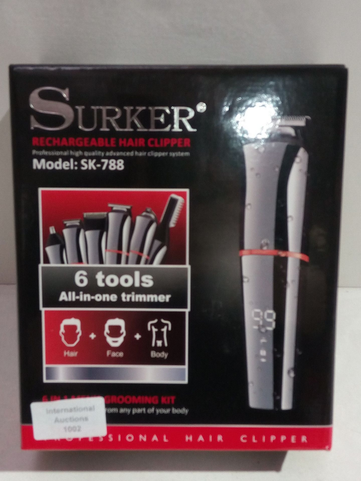 RRP £34.99 Surker Beard Trimmer for Men Hair Clippers Body Mustache - Image 2 of 2