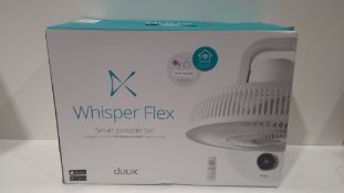 RRP £139.99 Boxed Duux Whisper Flex Smart Portable Fan