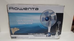 RRP £70 Boxed Rowenta Turbo Silence Extreme + Fan