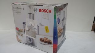 RRP £99 Boxed Bosch Multi Talent 3 MCM3501MGB Blender