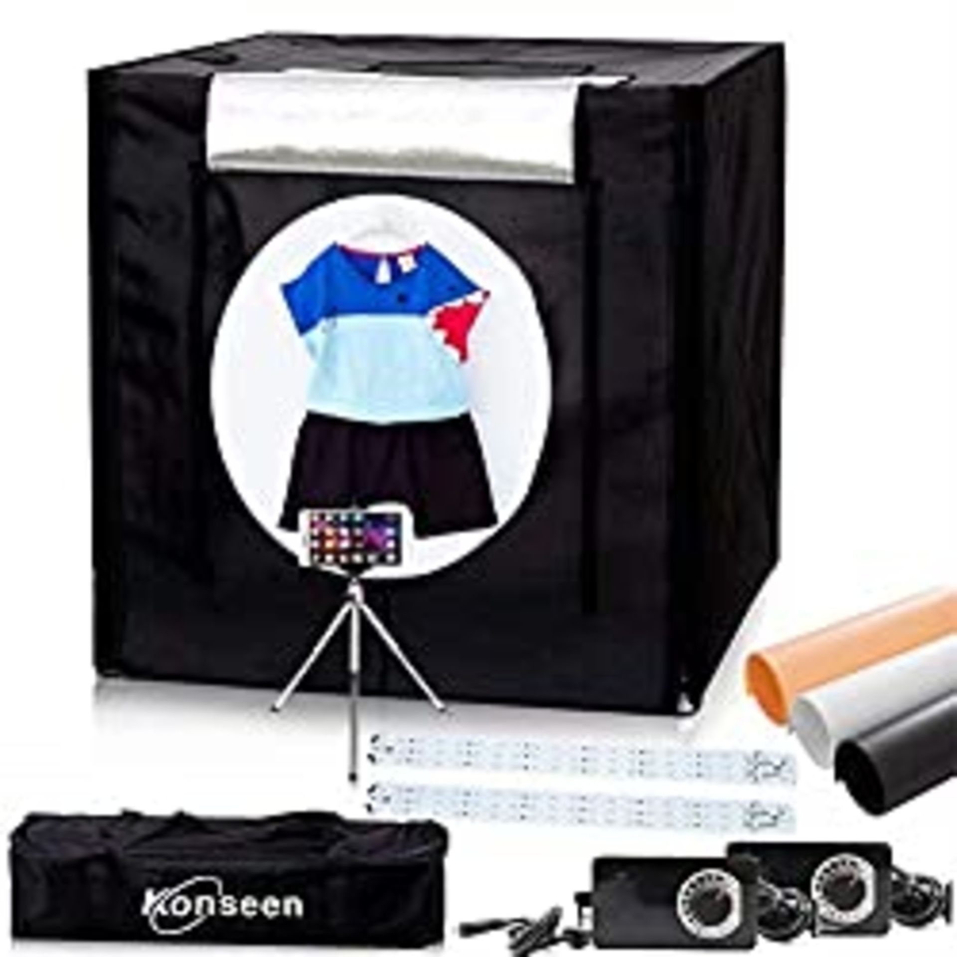 RRP £89.99 Konseen Photo Studio Light Box 32x32 inch /80x80 cm