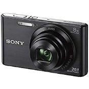 RRP £140.40 Sony DSCW830 Digital Compact Camera - Black (20.1MP