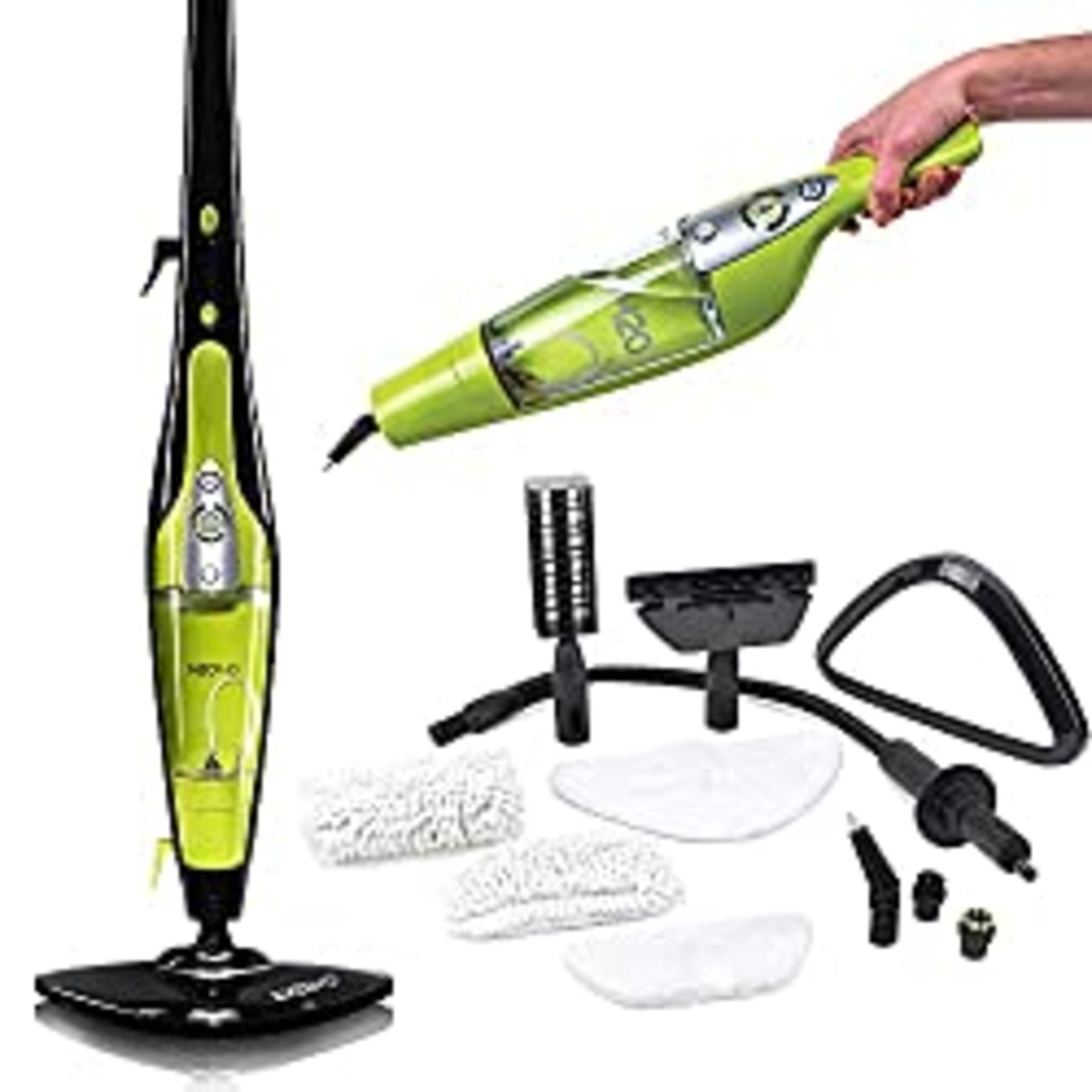 RRP £99.98 H2O HD Steam Mop and Handheld Steam Cleaner 1500w