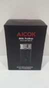 RRP £45 Boxed Aicok Milk Frother MMF-808-V2
