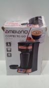 RRP £30 Boxed Ambiano Coffee to go coffee machine