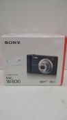 RRP £90 Boxed Sony Cybershot DSC-W800 Camera