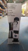 RRP £70 Boxed Black and Decker Ceramic Tower Fan Heater