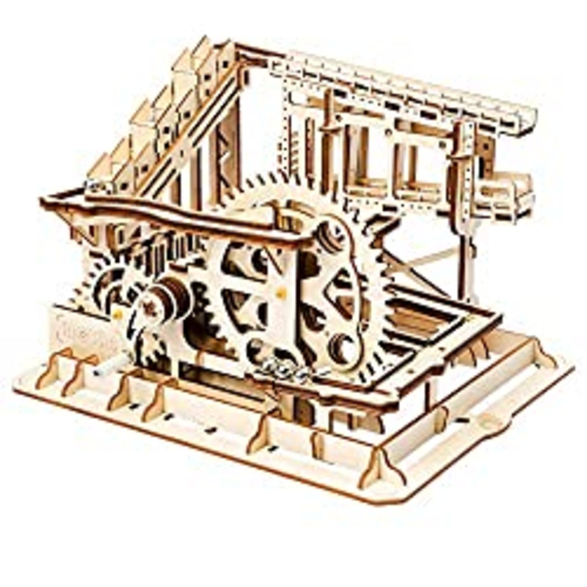 RRP £33.74 ROKR Marbe Run 3D Wooden Model Kits Mechanical Model