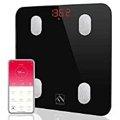 RRP £16.99 FITINDEX Bluetooth Body Fat Scale