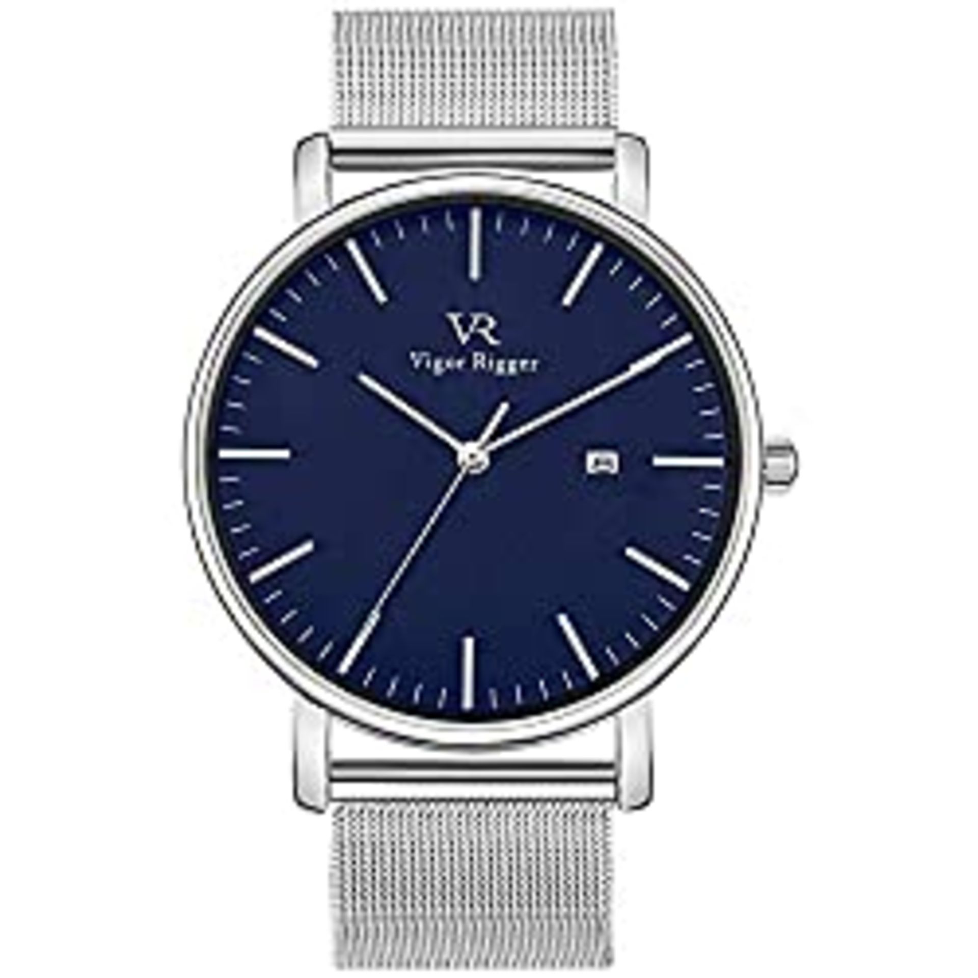 RRP £26.52 Vigor Rigger Men s Watch Ultra Thin Women Watch Blue