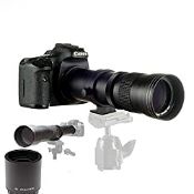 RRP £62.50 JINTU 420-1600mm f/8.3 Manual Telephoto Zoom Camera