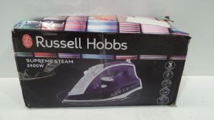 RRP £20 Boxed Russell Hobbs Supreme Steam 2400W Steam Iron
