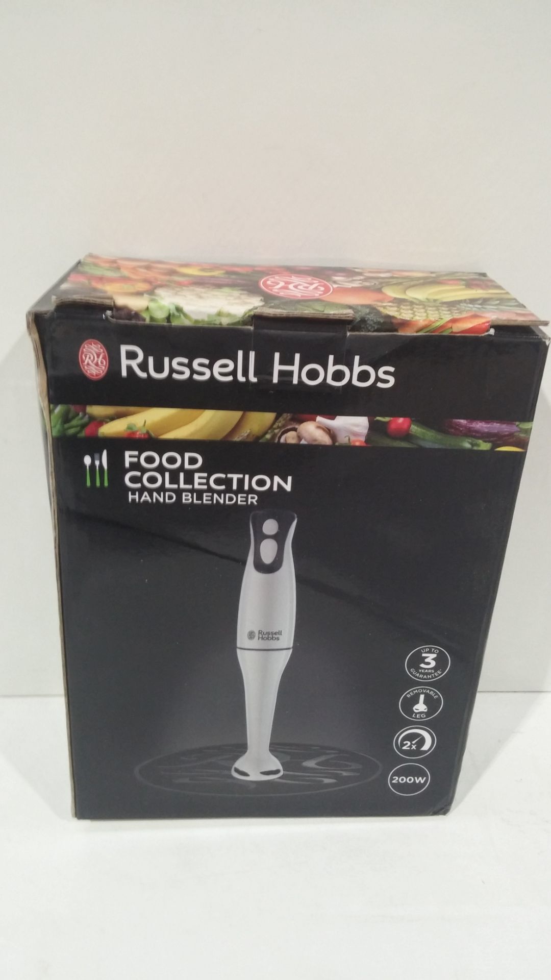 RRP £18 Boxed Russell Hobbs Food Collection Hand Blender