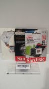 Lot to contain Sandisk SD Cards