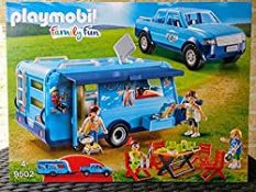 RRP £46.79 Playmobil Fun Park up 9502 Pick and caravans