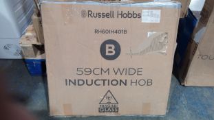 RRP £199 Boxed Russell Hobbs 59CM Induction Hob
