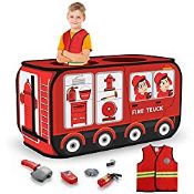 RRP £25.99 TEMI Fire Truck Tent