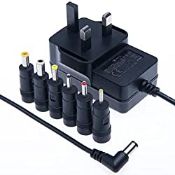 16 Items In This Lot. RRP £13.99 12v 2a Power Supply Adapter by Keple | 2Amp AC DC Adaptor RRP £13.