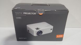 RRP £100 Boxed Apeman Digital Projector LC400