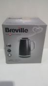 RRP £30 Boxed Breville Lustra Collection Matt Black Kettle