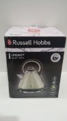 RRP £30 Boxed Russell Hobbs Legacy Quiet Boil Kettle