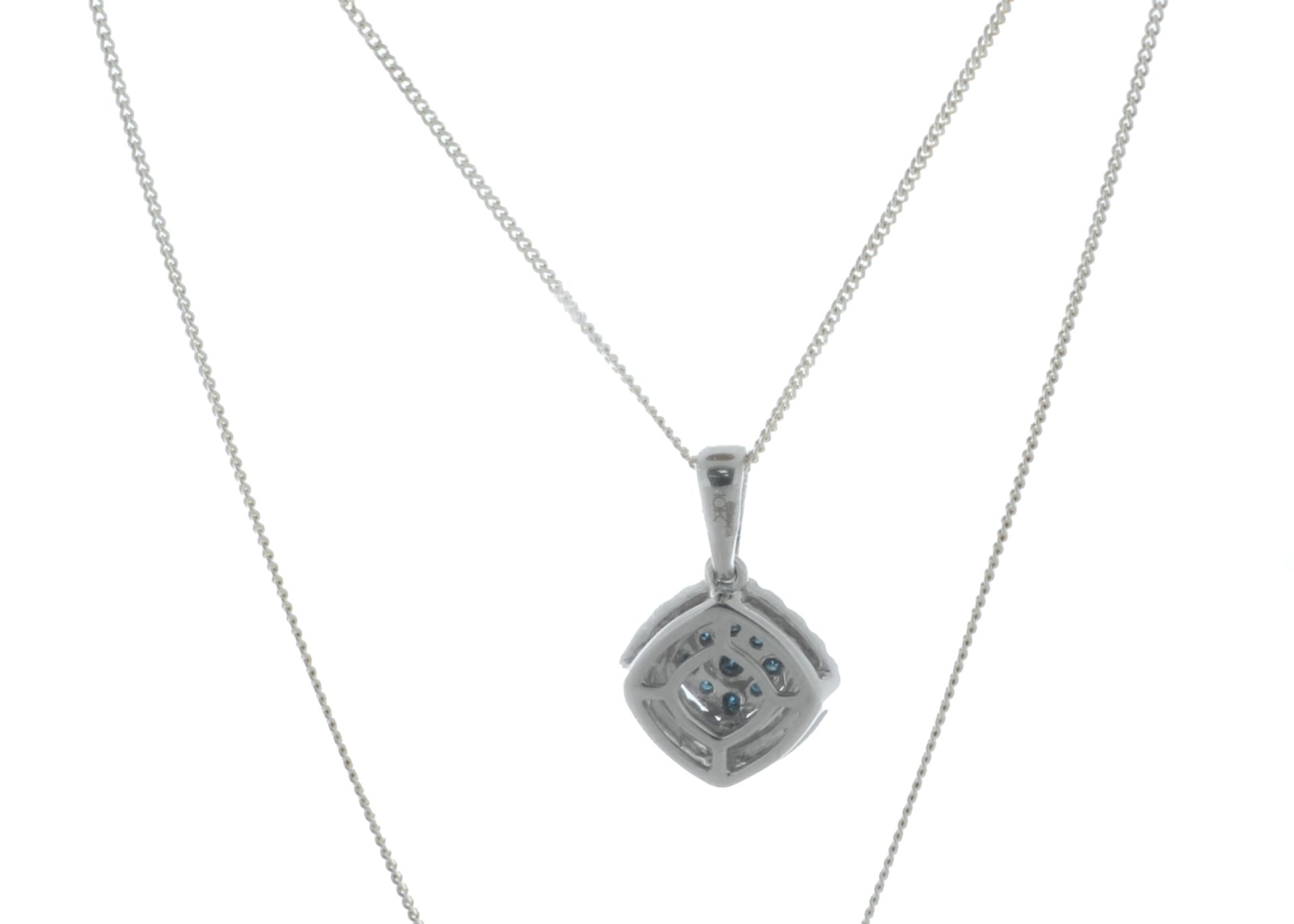 9ct White Gold Diamond Pendant 0.15 Carats - Valued by GIE £733.00 - 9ct White Gold Diamond - Image 3 of 4