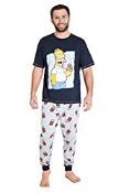 RRP £18.98 Mens Simpsons Pyjama (L)