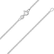RRP £28.79 40" Inch Sterling Silver 1.7 mm Thick Round Belcher/Rolo