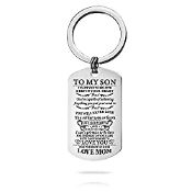 RRP £4.39 Gifts for Men Son Inspirational Keychain Birthday Gifts-