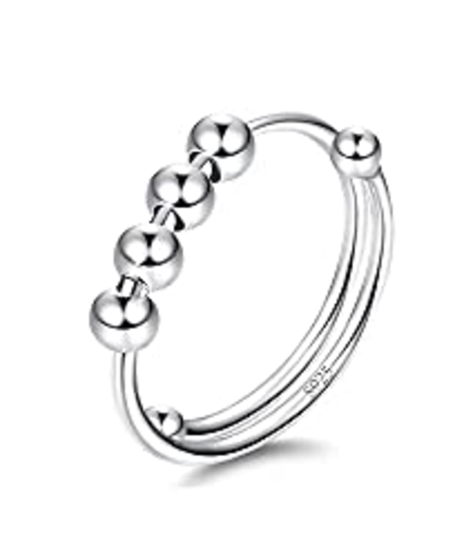 RRP £13.07 MILACOLATO Anxiety Ring 925 Sterling Silver Anxiety